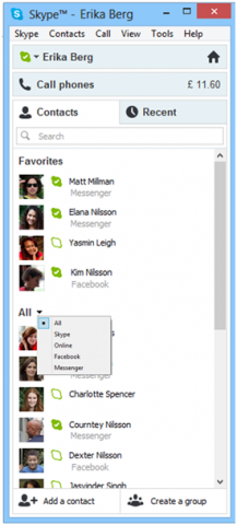 Kontakte aus dem Windows Live Messenger in Skype (Bild: Microsoft)
